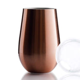 Tumbler stainless steel cup rose gold